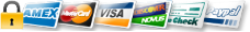 We accept all major credit cards. Payment will be collected in a secure, encrypted page